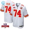 Jawaan Taylor 74 Kansas City Chiefs Super Bowl Lviii Champions 4 Stars Patch Game Men Jersey White stylepulseusa 1