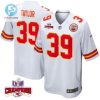 Keith Taylor 39 Kansas City Chiefs Super Bowl Lviii Champions 4 Stars Patch Game Men Jersey White stylepulseusa 1