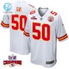 Willie Gay 50 Kansas City Chiefs Super Bowl Lviii Champions 4 Stars Patch Game Men Jersey White stylepulseusa 1