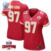 Felix Anudikeuzomah 97 Kansas City Chiefs Super Bowl Lviii Champions 4 Stars Patch Game Women Jersey Red stylepulseusa 1