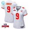 Blaine Gabbert 9 Kansas City Chiefs Super Bowl Lviii Champions 4 Stars Patch Game Women Jersey White stylepulseusa 1