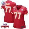 Lucas Niang 77 Kansas City Chiefs Super Bowl Lviii Champions 4 Stars Patch Game Women Jersey Red stylepulseusa 1