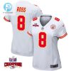 Justyn Ross 8 Kansas City Chiefs Super Bowl Lviii Champions 4 Stars Patch Game Women Jersey White stylepulseusa 1