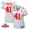 James Winchester 41 Kansas City Chiefs Super Bowl Lviii Champions 4 Stars Patch Game Women Jersey White stylepulseusa 1