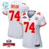 Jawaan Taylor 74 Kansas City Chiefs Super Bowl Lviii Champions 4 Stars Patch Game Women Jersey White stylepulseusa 1