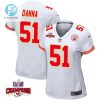 Mike Danna 51 Kansas City Chiefs Super Bowl Lviii Champions 4 Stars Patch Game Women Jersey White stylepulseusa 1