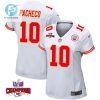 Isiah Pacheco 10 Kansas City Chiefs Super Bowl Lviii Champions 4 Stars Patch Game Women Jersey White stylepulseusa 1