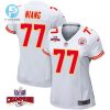 Lucas Niang 77 Kansas City Chiefs Super Bowl Lviii Champions 4 Stars Patch Game Women Jersey White stylepulseusa 1