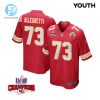 Nick Allegretti 73 Kansas City Chiefs Super Bowl Lviii Champions 4 Stars Patch Game Youth Jersey Red stylepulseusa 1