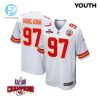 Felix Anudikeuzomah 97 Kansas City Chiefs Super Bowl Lviii Champions 4 Stars Patch Game Youth Jersey White stylepulseusa 1