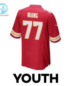 Lucas Niang 77 Kansas City Chiefs Super Bowl Lviii Champions 4 Stars Patch Game Youth Jersey Red stylepulseusa 1 2