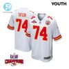 Jawaan Taylor 74 Kansas City Chiefs Super Bowl Lviii Champions 4 Stars Patch Game Youth Jersey White stylepulseusa 1