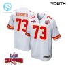 Nick Allegretti 73 Kansas City Chiefs Super Bowl Lviii Champions 4 Stars Patch Game Youth Jersey White stylepulseusa 1