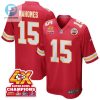 Patrick Mahomes 15 Kansas City Chiefs Super Bowl Lviii Champions 4X Game Men Jersey Red stylepulseusa 1