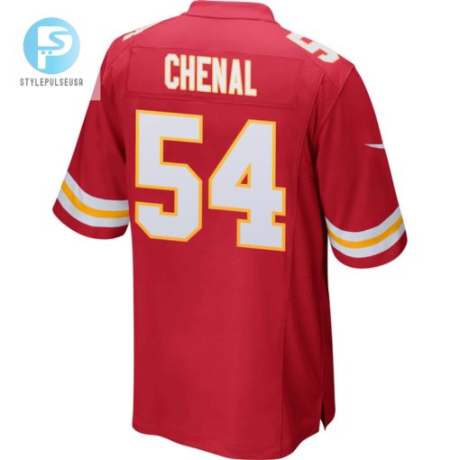 Leo Chenal 54 Kansas City Chiefs Super Bowl Lviii Champions 4X Game Men Jersey Red stylepulseusa 1 2