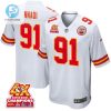 Derrick Nnadi 91 Kansas City Chiefs Super Bowl Lviii Champions 4X Game Men Jersey White stylepulseusa 1