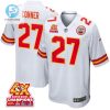 Chamarri Conner 27 Kansas City Chiefs Super Bowl Lviii Champions 4X Game Men Jersey White stylepulseusa 1