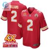 Joshua Williams 2 Kansas City Chiefs Super Bowl Lviii Champions 4X Game Men Jersey Red stylepulseusa 1