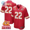 Trent Mcduffie 22 Kansas City Chiefs Super Bowl Lviii Champions 4X Game Men Jersey Red stylepulseusa 1