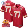 Lucas Niang 77 Kansas City Chiefs Super Bowl Lviii Champions 4X Game Men Jersey Red stylepulseusa 1