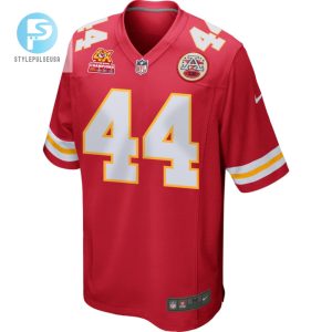 Cam Jones 44 Kansas City Chiefs Super Bowl Lviii Champions 4X Game Men Jersey Red stylepulseusa 1 1