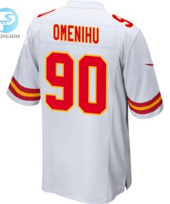 Charles Omenihu 90 Kansas City Chiefs Super Bowl Lviii Champions 4X Game Men Jersey White stylepulseusa 1 2
