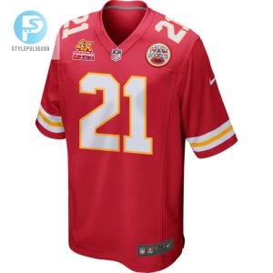 Mike Edwards 21 Kansas City Chiefs Super Bowl Lviii Champions 4X Game Men Jersey Red stylepulseusa 1 1