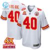 Ekow Boyedoe 40 Kansas City Chiefs Super Bowl Lviii Champions 4X Game Men Jersey White stylepulseusa 1