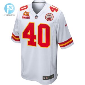 Ekow Boyedoe 40 Kansas City Chiefs Super Bowl Lviii Champions 4X Game Men Jersey White stylepulseusa 1 1