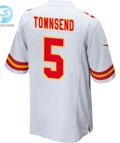Tommy Townsend 5 Kansas City Chiefs Super Bowl Lviii Champions 4X Game Men Jersey White stylepulseusa 1 2