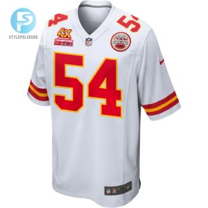 Leo Chenal 54 Kansas City Chiefs Super Bowl Lviii Champions 4X Game Men Jersey White stylepulseusa 1 1