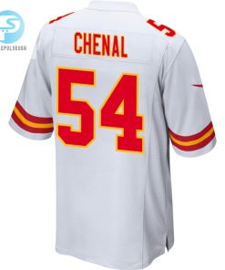 Leo Chenal 54 Kansas City Chiefs Super Bowl Lviii Champions 4X Game Men Jersey White stylepulseusa 1 2