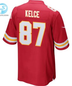 Travis Kelce 87 Kansas City Chiefs Super Bowl Lviii Champions 4X Game Men Jersey Red stylepulseusa 1 2