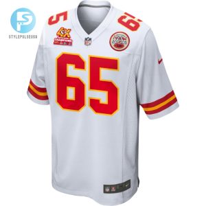 Trey Smith 65 Kansas City Chiefs Super Bowl Lviii Champions 4X Game Men Jersey White stylepulseusa 1 1