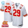 Lamical Perine 29 Kansas City Chiefs Super Bowl Lviii Champions 4X Game Men Jersey White stylepulseusa 1