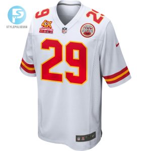 Lamical Perine 29 Kansas City Chiefs Super Bowl Lviii Champions 4X Game Men Jersey White stylepulseusa 1 1