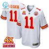 Marquez Valdesscantling 11 Kansas City Chiefs Super Bowl Lviii Champions 4X Game Men Jersey White stylepulseusa 1