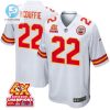 Trent Mcduffie 22 Kansas City Chiefs Super Bowl Lviii Champions 4X Game Men Jersey White stylepulseusa 1