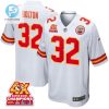 Nick Bolton 32 Kansas City Chiefs Super Bowl Lviii Champions 4X Game Men Jersey White stylepulseusa 1