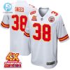 Ljarius Sneed 38 Kansas City Chiefs Super Bowl Lviii Champions 4X Game Men Jersey White stylepulseusa 1