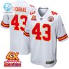 Jack Cochrane 43 Kansas City Chiefs Super Bowl Lviii Champions 4X Game Men Jersey White stylepulseusa 1