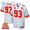 Matt Dickerson 93 Kansas City Chiefs Super Bowl Lviii Champions 4X Game Men Jersey White stylepulseusa 1