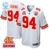 Malik Herring 94 Kansas City Chiefs Super Bowl Lviii Champions 4X Game Men Jersey White stylepulseusa 1