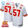 Truman Jones 57 Kansas City Chiefs Super Bowl Lviii Champions 4X Game Men Jersey White stylepulseusa 1