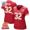 Nick Bolton 32 Kansas City Chiefs Super Bowl Lviii Champions 4X Game Women Jersey Red stylepulseusa 1