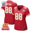 Jody Fortson 88 Kansas City Chiefs Super Bowl Lviii Champions 4X Game Women Jersey Red stylepulseusa 1