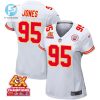 Chris Jones 95 Kansas City Chiefs Super Bowl Lviii Champions 4X Game Women Jersey White stylepulseusa 1