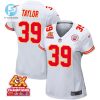 Keith Taylor 39 Kansas City Chiefs Super Bowl Lviii Champions 4X Game Women Jersey White stylepulseusa 1