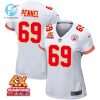 Mike Pennel 69 Kansas City Chiefs Super Bowl Lviii Champions 4X Game Women Jersey White stylepulseusa 1