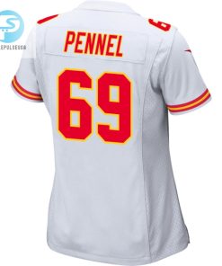 Mike Pennel 69 Kansas City Chiefs Super Bowl Lviii Champions 4X Game Women Jersey White stylepulseusa 1 2